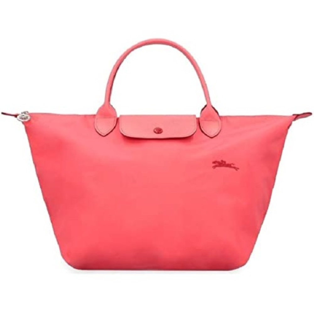 Longchamp Le Pilate Medium Top Handle Pomegranate